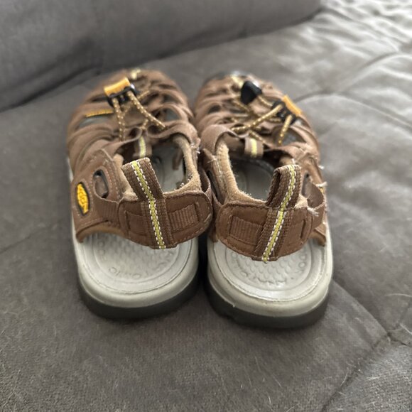 Keen Whisper Sandals Women's Size 7 Brown Closed Toe Waterproof Hiking - Picture 7 of 10